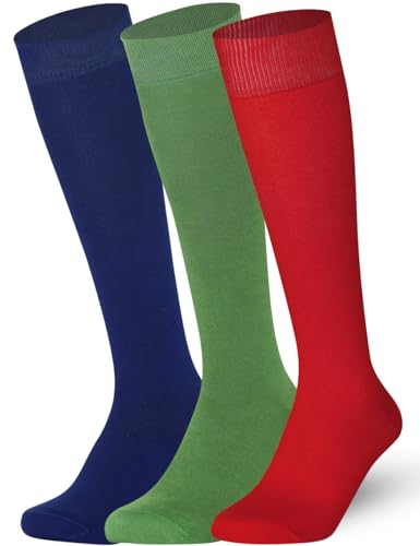 Mysocks 3 Paar Kniestrumpf Einfach Multi Socken 02 von Mysocks