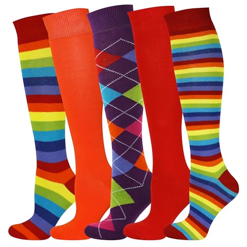 Mysocks Unisex Kniestrümpfe 5 Paare Multi 703 von Mysocks