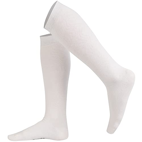 Mysocks Unisex Kniestrümpfe lange Socken Sahne von Mysocks