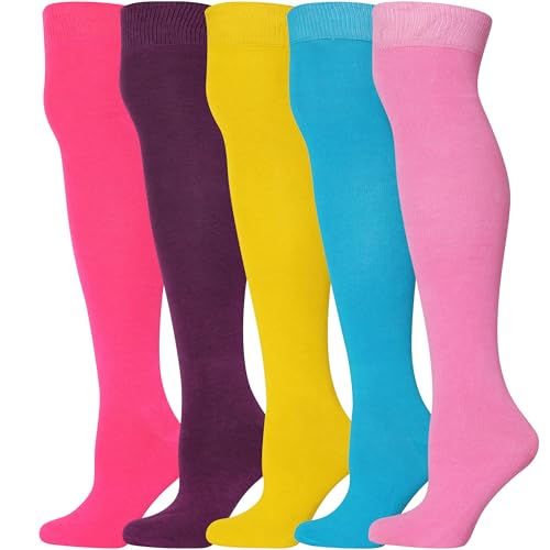 Mysocks Über das Knie Hoch lang Socken 5 Paare Einfach 03 von Mysocks