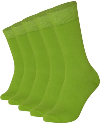 Mysocks unisex 5 Paar Packsocken Lindgrün von Mysocks