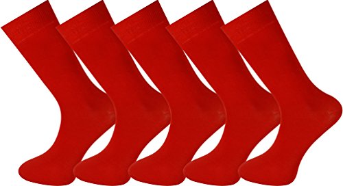 Mysocks unisex 5 Paar Packsocken rot von Mysocks