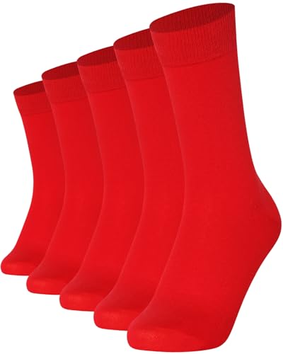 Mysocks unisex 5 Paar Packsocken rot von Mysocks