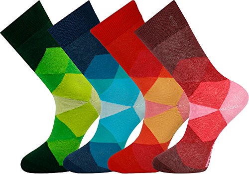 Mysocks Knöchelsocken Diamant Entwurf 3 Paare von Mysocks