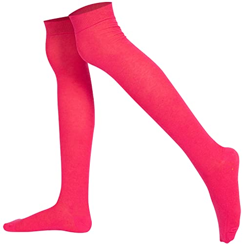 Mysocks Über das Knie Hoch lang Socken Fuchsie von Mysocks