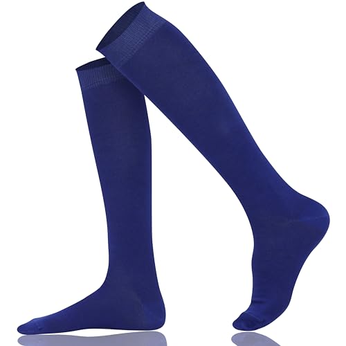 Mysocks Unisex Kniestrümpfe lange Socken Indigo von Mysocks