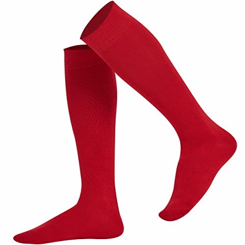 Mysocks Unisex Kniestrümpfe lange Socken rot von Mysocks