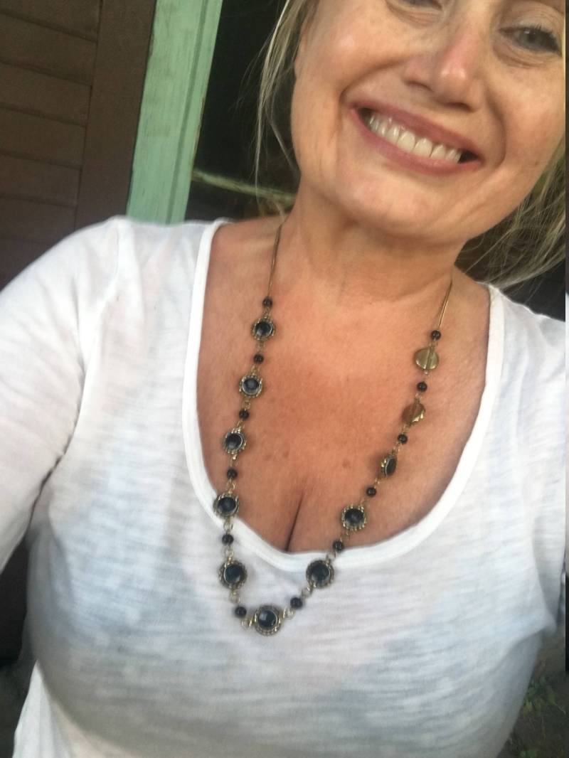 Art Deco Halskette Aus Schwarzem Onyx Antikes Verziertes Glied, 1930Er Jahre von MySoulRepair