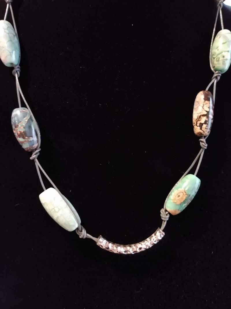 "Handgemachte "Original Aqua Terra" Halskette." "Handgemachte "Original Aqua Terra" Halskette." von MyStylCraft