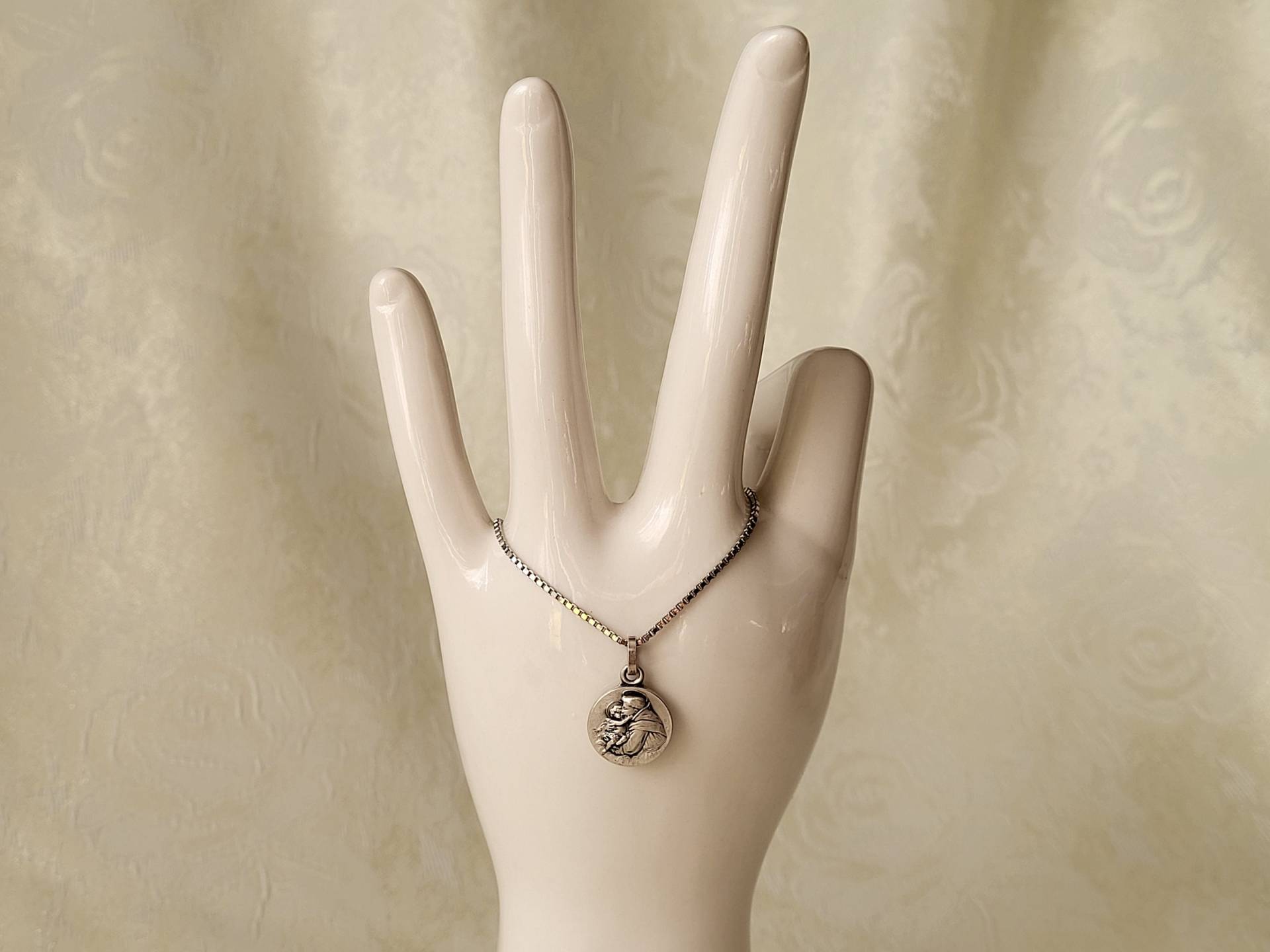 Vintage Kette Mit Anhänger Damen Accessoire 80Er Jahre Schmuck von MyStyleFashionCo