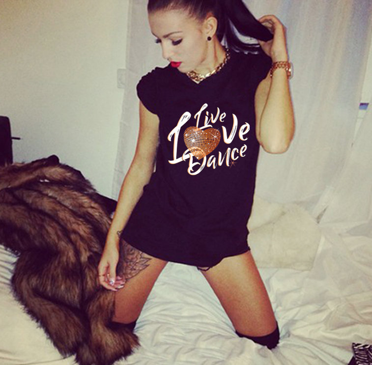 Live, Liebe, Tanz Unisex T-Shirt, Tänzerin Geschenk von MySunLife