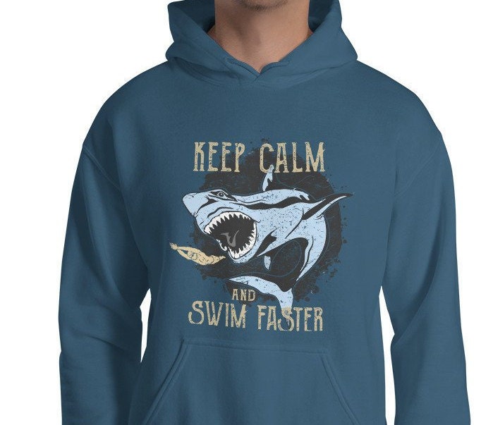 Schwimmen Schneller Hai Hoodie, Schwimmer Champion von MySunLife
