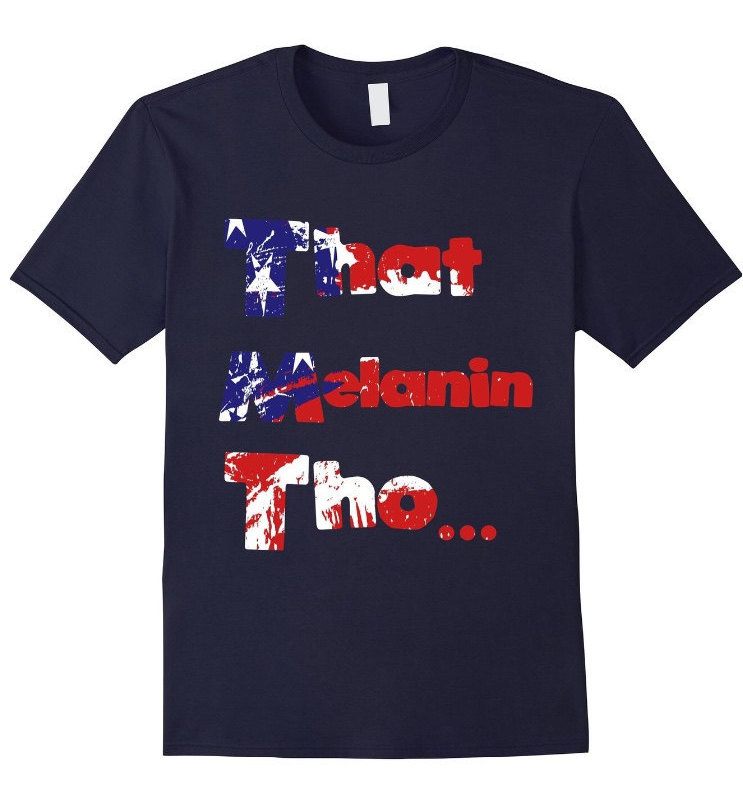 "T-Shirt Mit Der Aufschrift "Melanin Tho"." "T-Shirt Mit Der Aufschrift "Melanin Tho"." von MySweetiesCloset