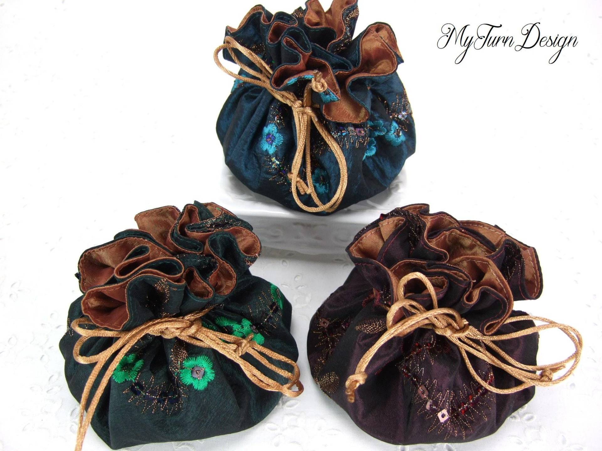 Schmucksäckchen, Schmuckbeutel, Schmuck Organizer, Weihnachtsgeschenk, Geschenk Freundin, Mutter Weihnachten, Aufbewahrung von MyTurnDesign