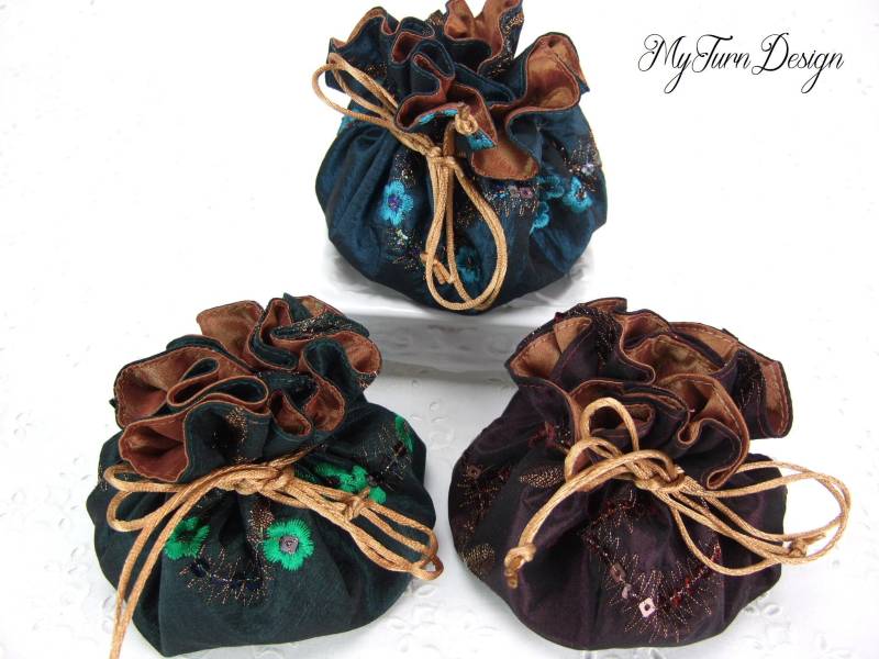Schmucksäckchen, Schmuckbeutel, Schmuck Organizer, Weihnachtsgeschenk, Geschenk Freundin, Mutter Weihnachten, Aufbewahrung von MyTurnDesign