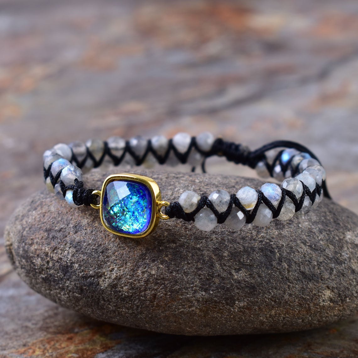 Labradorit Opal Armband Spiritueller Schutz Meditation Angst Stress Relief Geschenk Labradorit Opal Armband Spiritueller Schutz Meditation Angst Stress Relief Geschenk von MyUniqueStyleDesigns