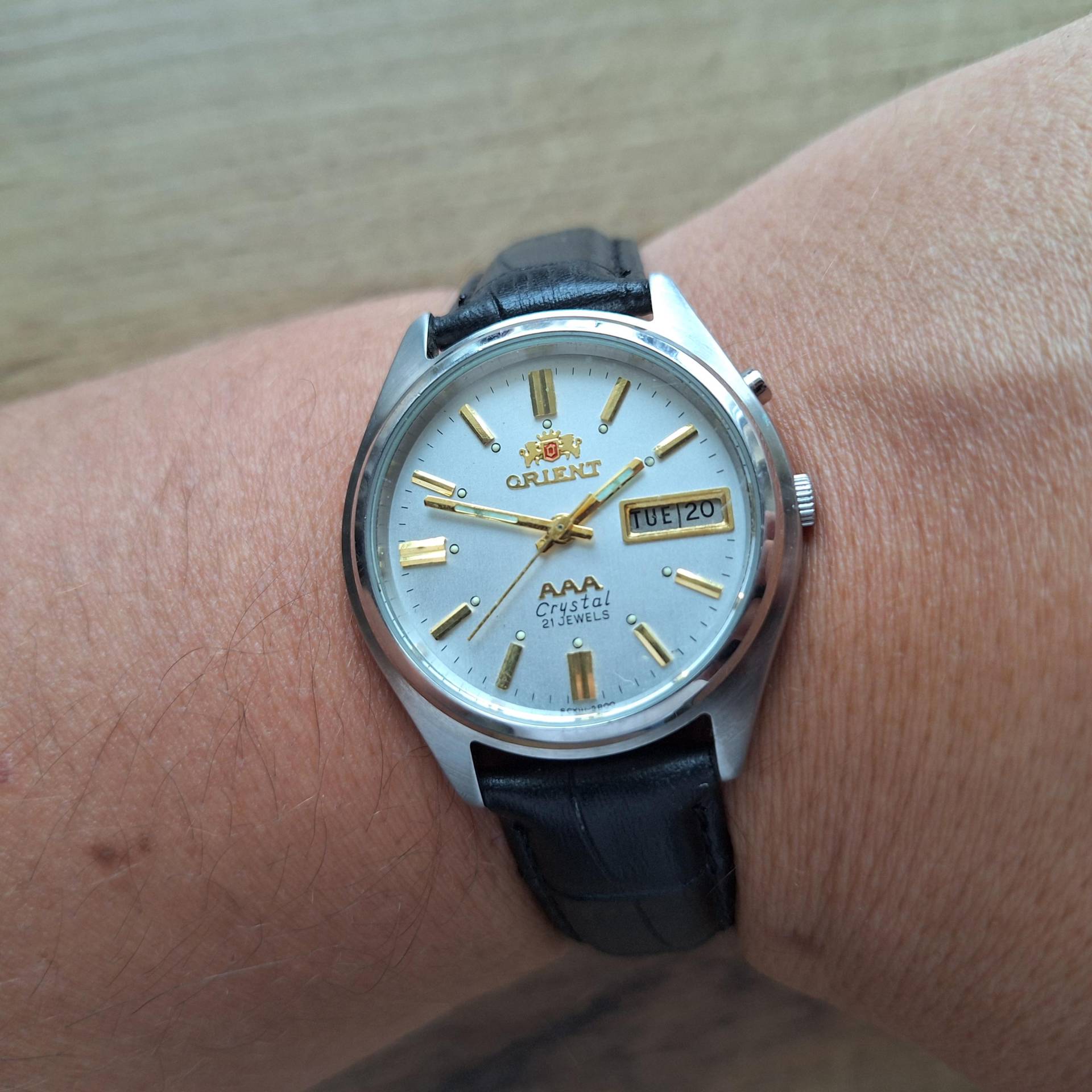 Vintage Orient Automatikuhr 21 Jewel Edelstahl, Japan Hergestellt von MyVintageBAG