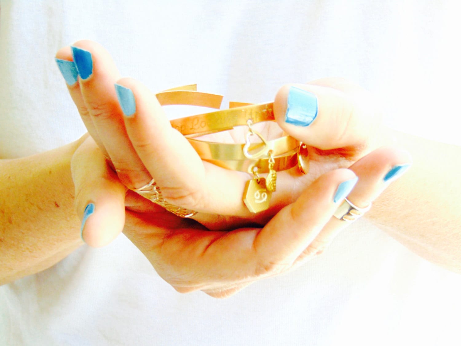 Goldenes Manschettenarmband - Individuelles Bettelarmband Blatt/Herz/sternzeichen/Hexagon, Brautjungfer Geschenk, Armband Nach Maß, Schmuck Maß Goldenes Manschettenarmband - Individuelles Bettelarmband Blatt/Herz/sternzeichen/Hexagon, Brautjungfer Geschenk, Armband Nach Maß, Schmuck Maß von MyWhys