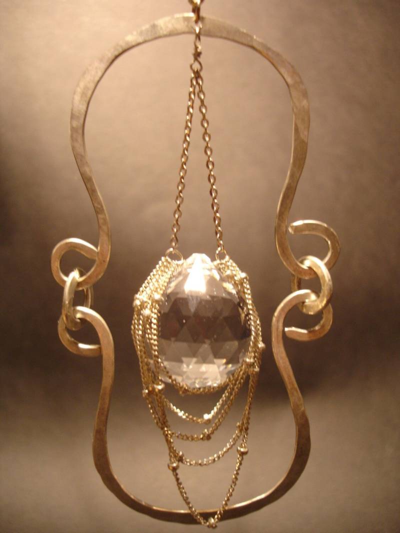 Bratsche Sterling Silber Halskette von MyaLuiseDesigns