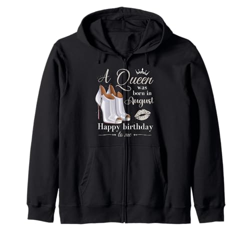 Queen Was Born in August Frauen Mädchen Damen August Geburtstag Kapuzenjacke von Myassil Women Girls Born in August Outfits