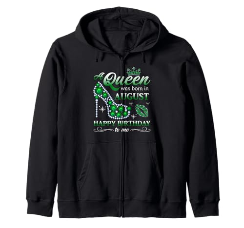 Queen Was Born in August Frauen Mädchen Damen August Geburtstag Kapuzenjacke von Myassil Women Girls Born in August Outfits