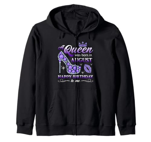 Queen Was Born in August Frauen Mädchen Damen August Geburtstag Kapuzenjacke von Myassil Women Girls Born in August Outfits