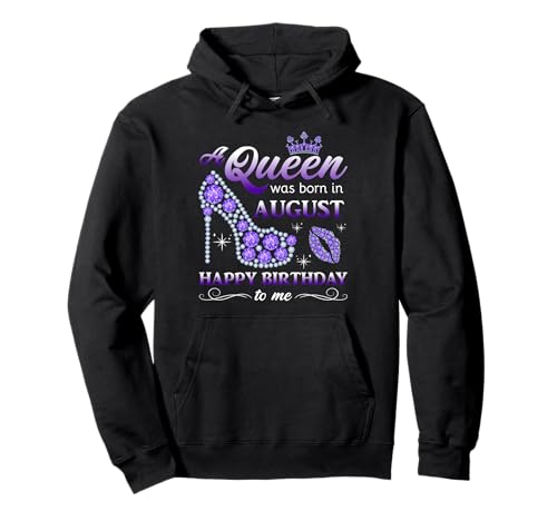 Queen Was Born in August Frauen Mädchen Damen August Geburtstag Pullover Hoodie von Myassil Women Girls Born in August Outfits