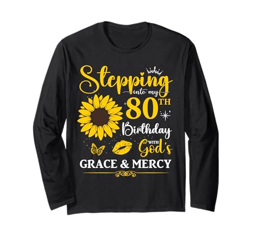 80. Geburtstag 80 Jahre alte Geburtstagsparty lustige Damen Langarmshirt 80. Geburtstag 80 Jahre alte Geburtstagsparty lustige Damen Langarmshirt von Myassil