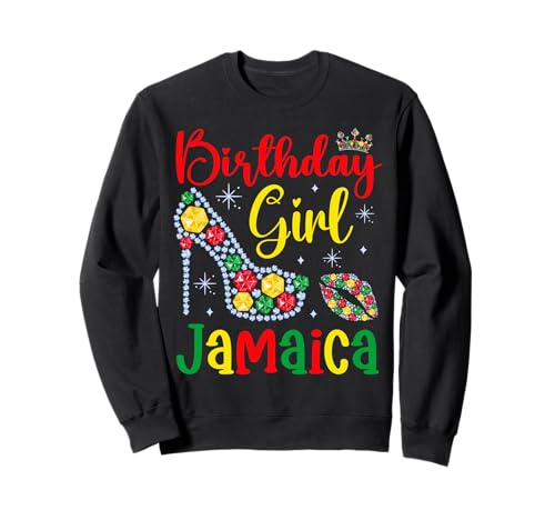 Jamaika Geburtstag Mädchen Bday Party Crew Jamaikanische Frauen Mädchen Sweatshirt von Myassil