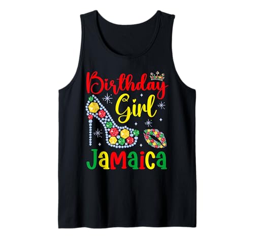 Jamaika Geburtstag Mädchen Bday Party Crew Jamaikanische Frauen Mädchen Tank Top von Myassil