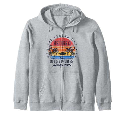 Retired Not My Problem Anymore Männer Frauen Lustig Ruhestand Kapuzenjacke von Myassil