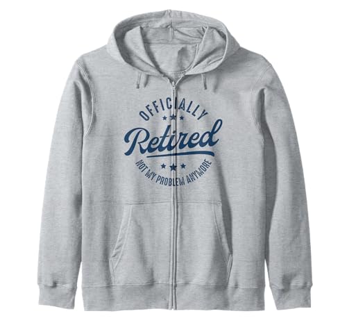 Retired Not My Problem Anymore Männer Frauen Lustig Ruhestand Kapuzenjacke von Myassil