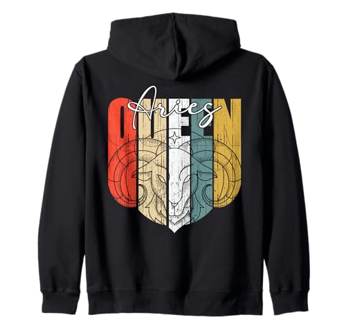 Widder Sternzeichen Horoskop März April Geburtstag Frauen Mädchen Kapuzenjacke von Myassil