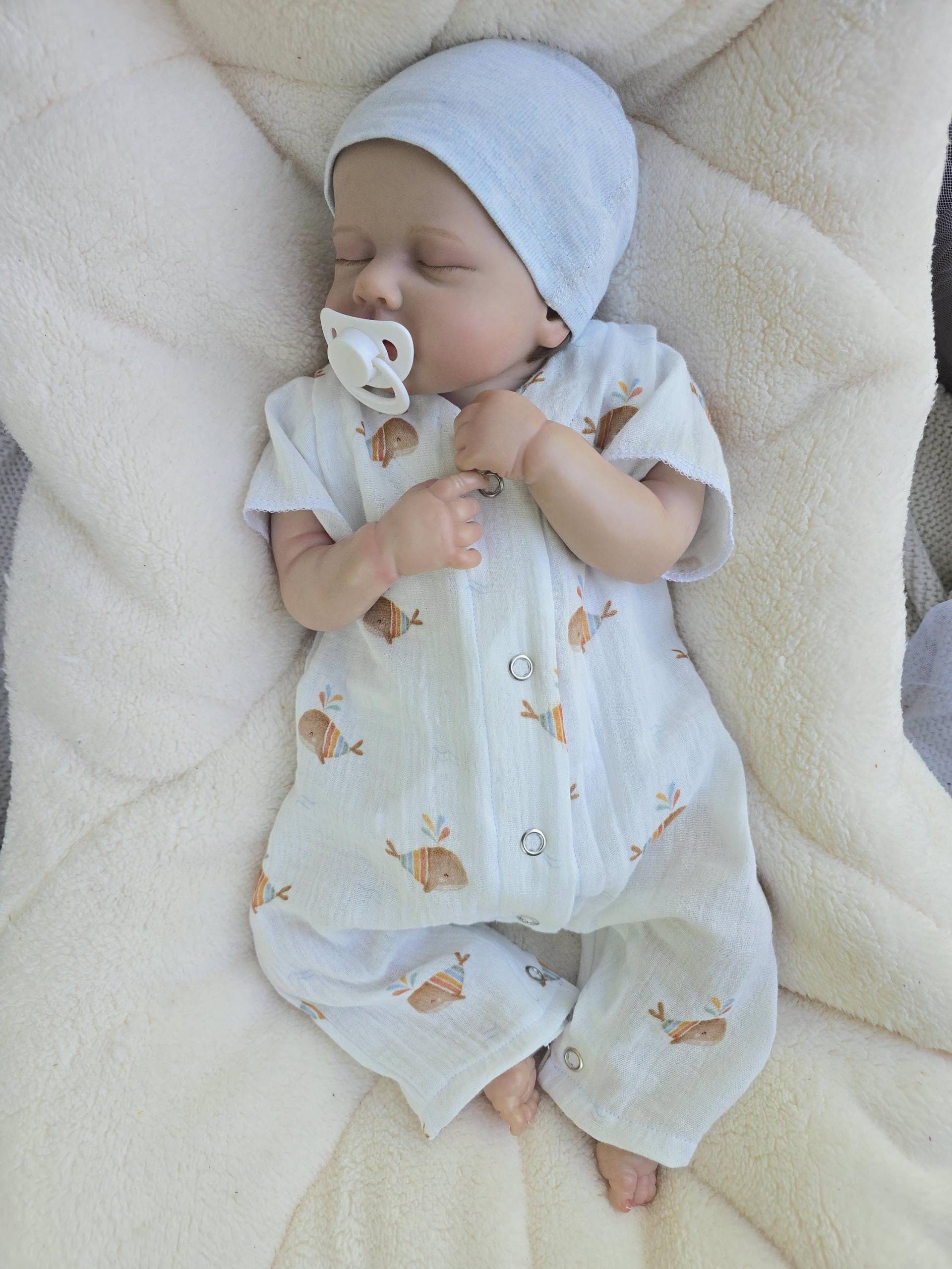 Musselin Romper Mit Wickelöffnung/Baby Overall Webware/ Sommer Strampler/Overall Baby Sommer/Leichter Sommeroverall Baby/Musselin Kleidung Musselin Romper Mit Wickelöffnung/Baby Overall Webware/ Sommer Strampler/Overall Baby Sommer/Leichter Sommeroverall Baby/Musselin Kleidung von MyawiKids