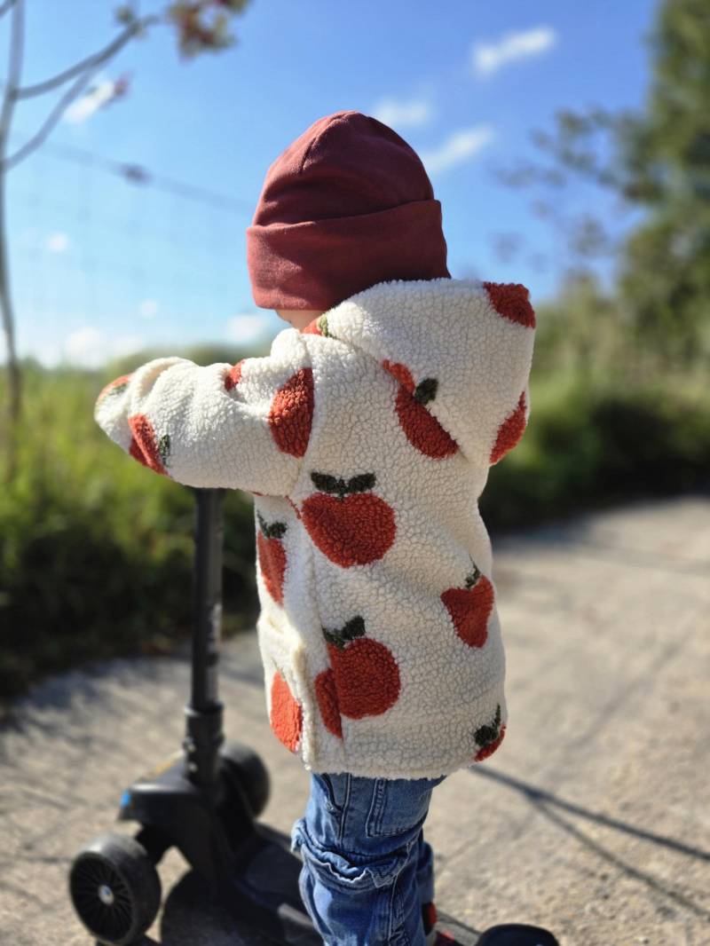 Teddy Jacke/Teddy Übergangsjacke/Teddy Äpfel/Jacke Kinder/Jacke Baby/Geschenkidee/Teddy Jacke Äpfel/Übergangsjacke Mit Kapuze/Baby Teddy Jacke/Teddy Übergangsjacke/Teddy Äpfel/Jacke Kinder/Jacke Baby/Geschenkidee/Teddy Jacke Äpfel/Übergangsjacke Mit Kapuze/Baby von MyawiKids