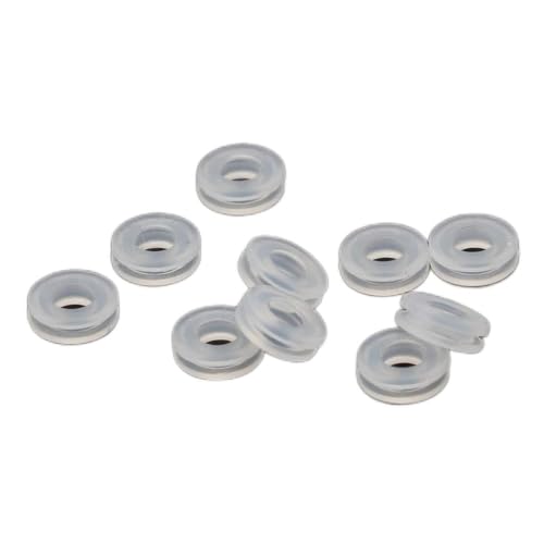 Myazs 10 x Ohrring Kissen Komfort Pads für Clip On Ohrringe Anti Schmerzen Silikon Ohrring Kissen Silikon Ohrring Zubehör DIY Malen nach Zahlen für Erwachsene Strand von Myazs