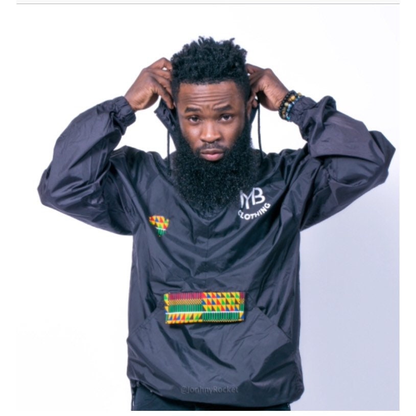 Myb Schwarz Windbreaker von MybClothing
