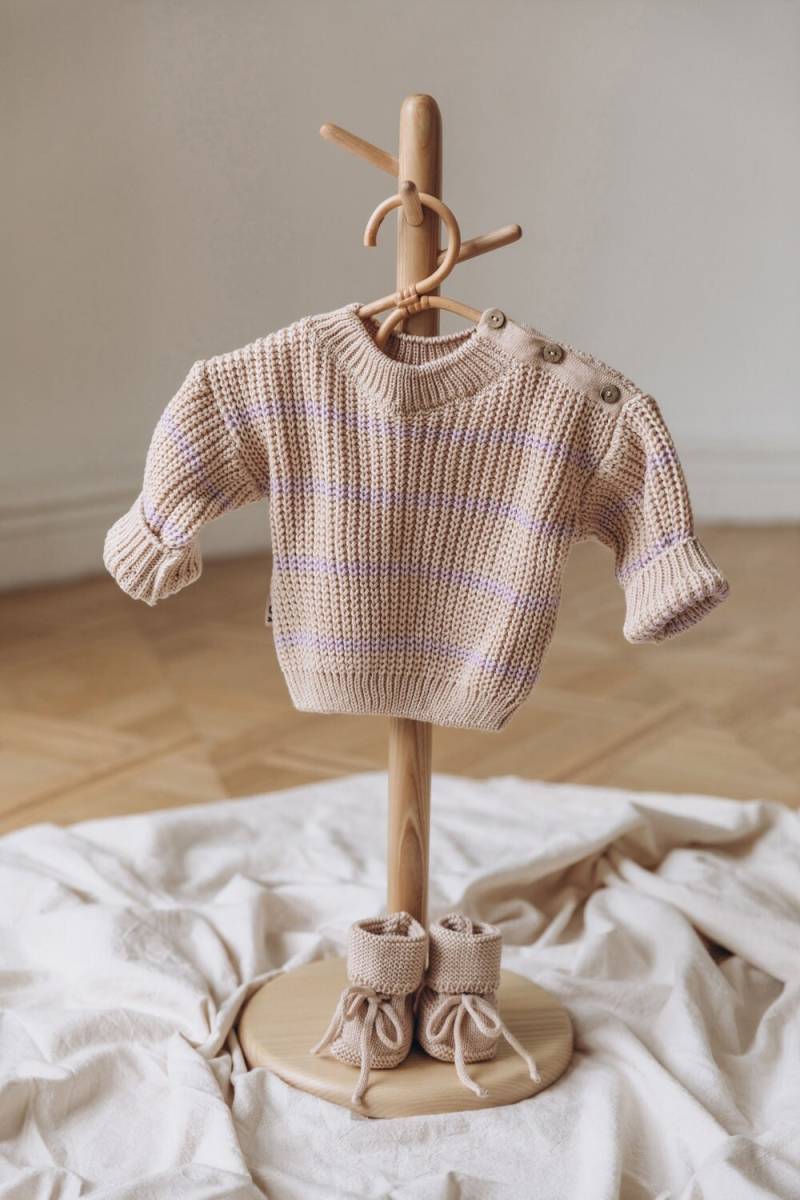 Neugeborenen Strick Outfit - Baby Pullover 0-3 Monate. Neugeborenes Coming Home Outfit. Geschenk Idee. Fotografie Requisiten von MybabyboxShop