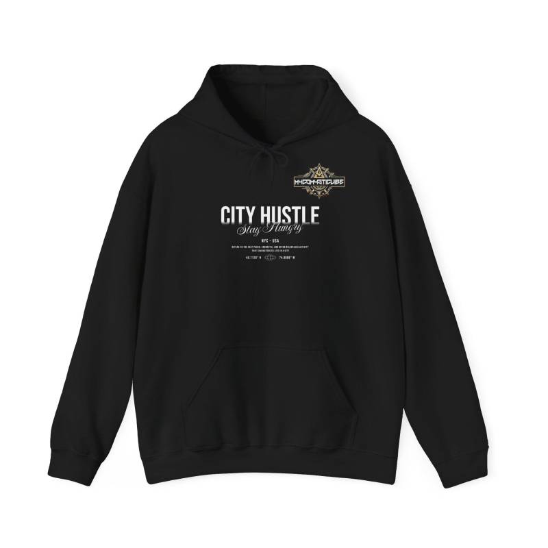 City Hustle Unisex Hoodie | Stylish Urban Streetwear With Attitude von MycoMysticVibe