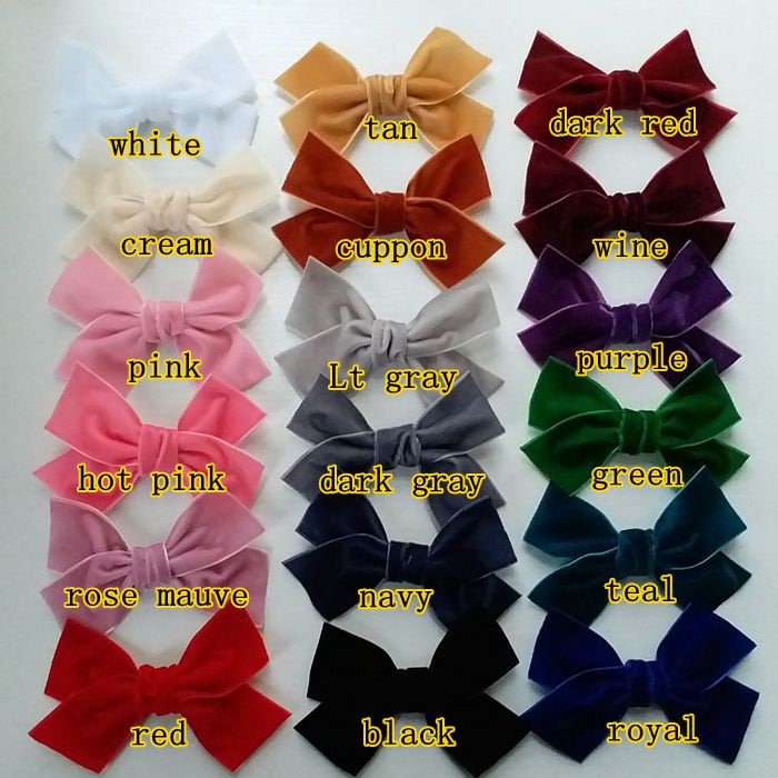 2 Handgemachte Samtbandschleife | 4-1/2 X 3 Inch Mehr Farbe Zur Auswahl My-781-02 Versandfertig 2 Handgemachte Samtbandschleife | 4-1/2 X 3 Inch Mehr Farbe Zur Auswahl My-781-02 Versandfertig von Mydesign63