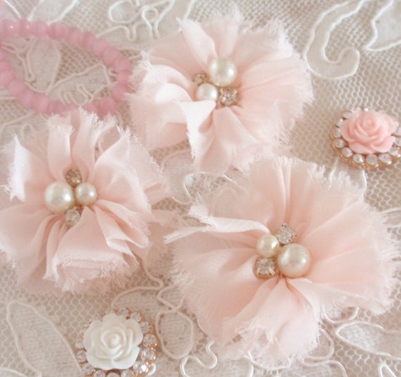 3 Chiffon Blumen Sabby Rosen Mit Strass Und Perle | 5 cm My-351-02 Versandfertig 3 Chiffon Blumen Sabby Rosen Mit Strass Und Perle | 5 cm My-351-02 Versandfertig von Mydesign63