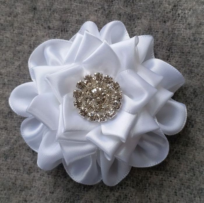 Handgemachte Blume Mit Strass | 3 Zoll in Weiß Und Haben Über 150 Farben Zur Auswahl My-798-05 Versandfertig Handgemachte Blume Mit Strass | 3 Zoll in Weiß Und Haben Über 150 Farben Zur Auswahl My-798-05 Versandfertig von Mydesign63