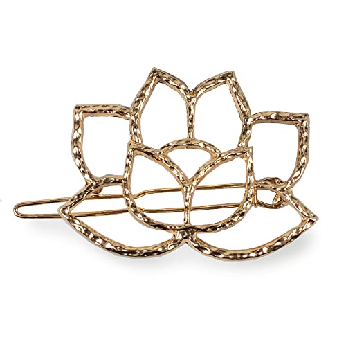 Myga Haarspange – Metall-Haarspangen mit Schnappverschluss – bequem, stabil, fester Griff, ideal für Hochzeiten, Partys, gesellschaftliche Zusammenkünfte für Damen und Mädchen (Lotus Blume) Myga Haarspange – Metall-Haarspangen mit Schnappverschluss – bequem, stabil, fester Griff, ideal für Hochzeiten, Partys, gesellschaftliche Zusammenkünfte für Damen und Mädchen (Lotus Blume) von Myga