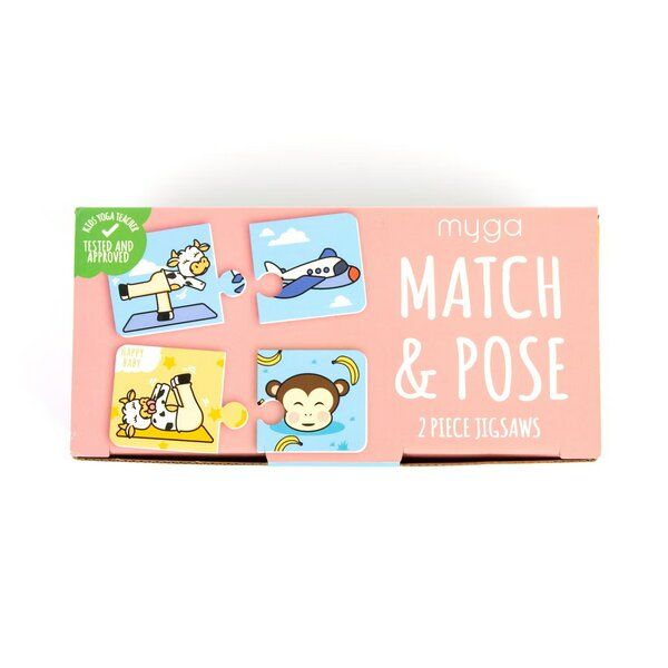 Myga Yoga Puzzle für Kinder "Match & Pose" von Myga