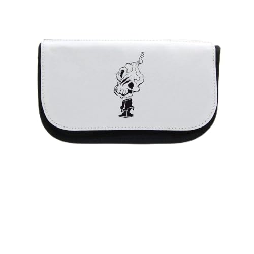 Beauty-Täschchen Make-up-Tasche Totenkopf Kerze 2, Schwarz , one size von Mygoodprice