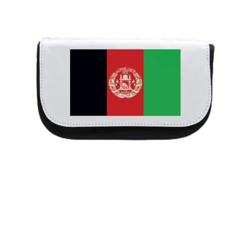 Beautycase Kosmetiktasche Afghanistan Flagge, Schwarz , one size von Mygoodprice