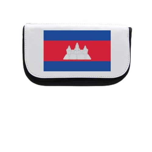 Beautycase Kosmetiktasche Flagge Kambodscha, Schwarz , one size Beautycase Kosmetiktasche Flagge Kambodscha, Schwarz , one size von Mygoodprice