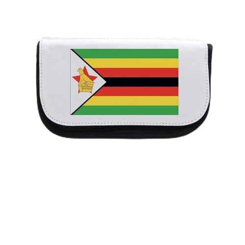 Beautycase Kosmetiktasche Flagge Simbabwe, Schwarz , one size von Mygoodprice