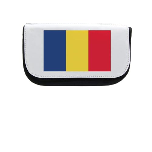 Beautycase Kosmetiktasche Rumänienflagge, Schwarz , one size Beautycase Kosmetiktasche Rumänienflagge, Schwarz , one size von Mygoodprice