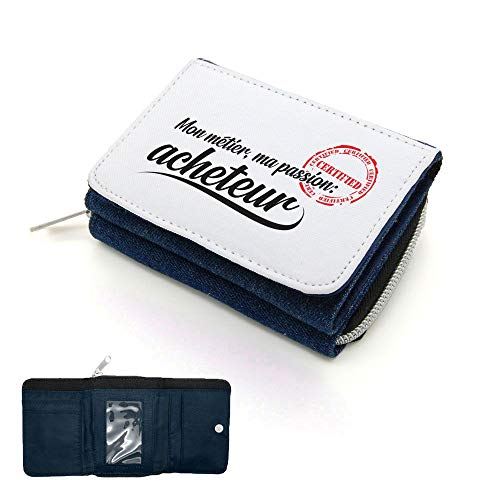 Geldbörse mit Klappdeckel für den Beruf von Passion Käufer, Jean, one size von Mygoodprice